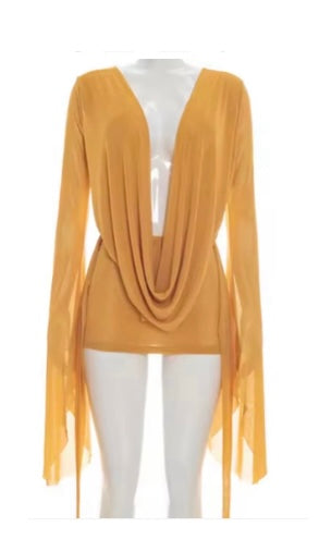 Aaliyah Mini Dress X Yellow
